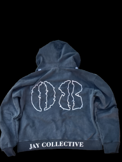 "O8 Zipup" Black
